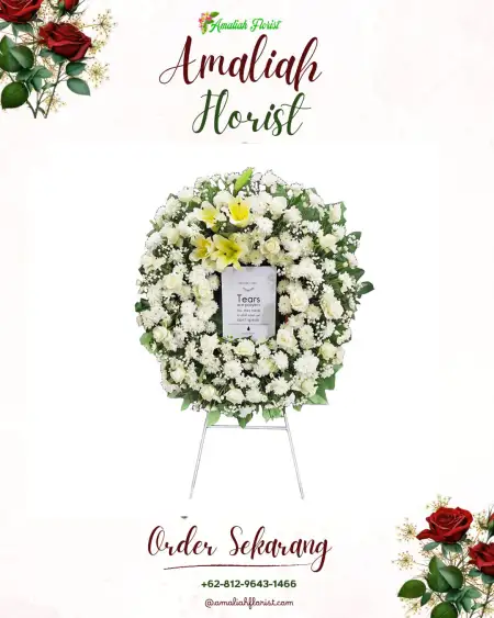 Krans Bunga Duka Laucih